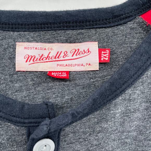 Miami Heat Mitchell & Ness 3/4 Sleeves Men's Shirt - Picture 4 of 7